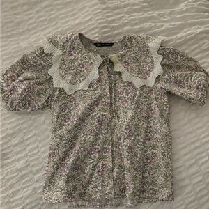 Zara floral top